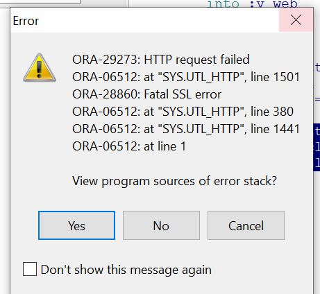 Error get request